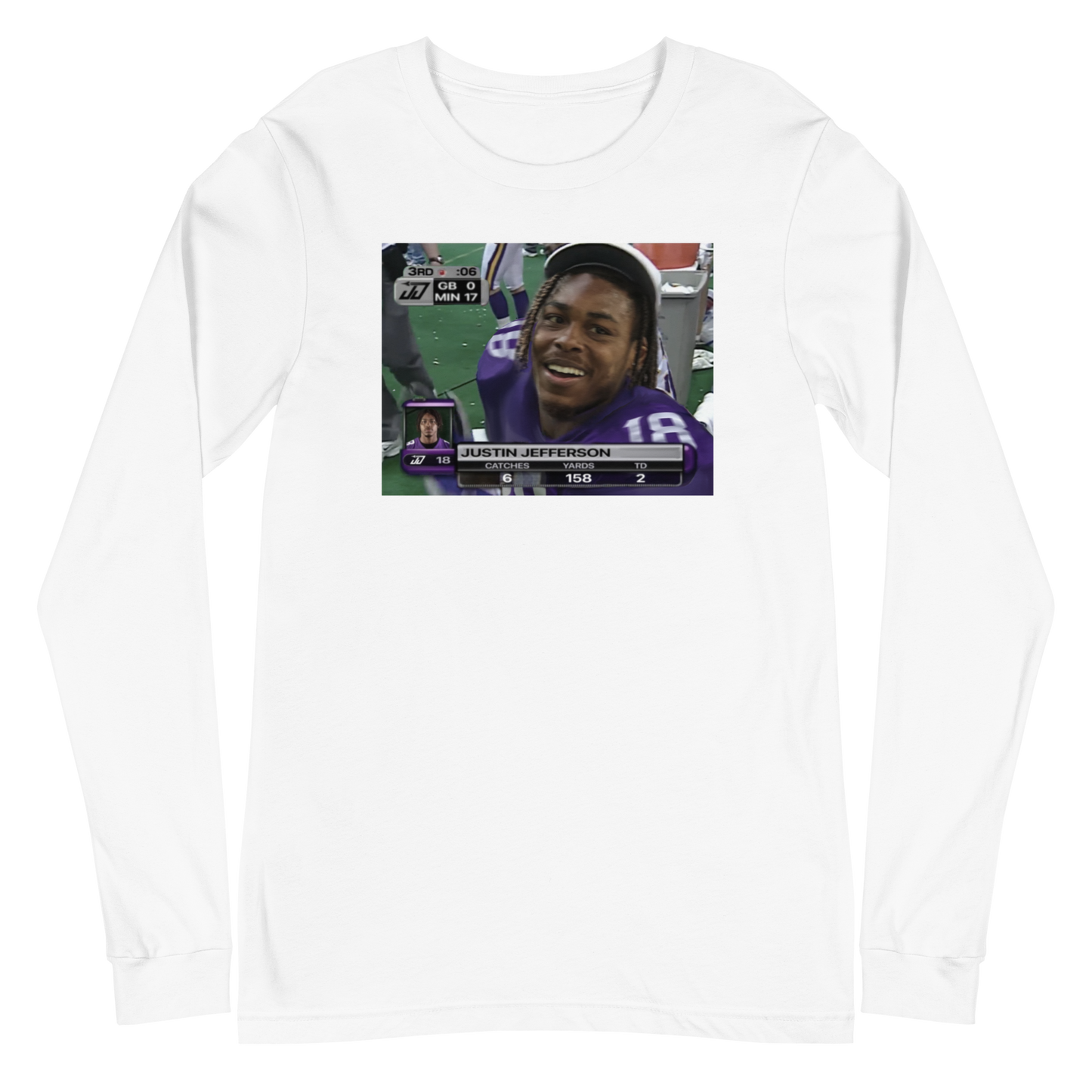 Justin Jefferson "Throwback" Long Sleeve