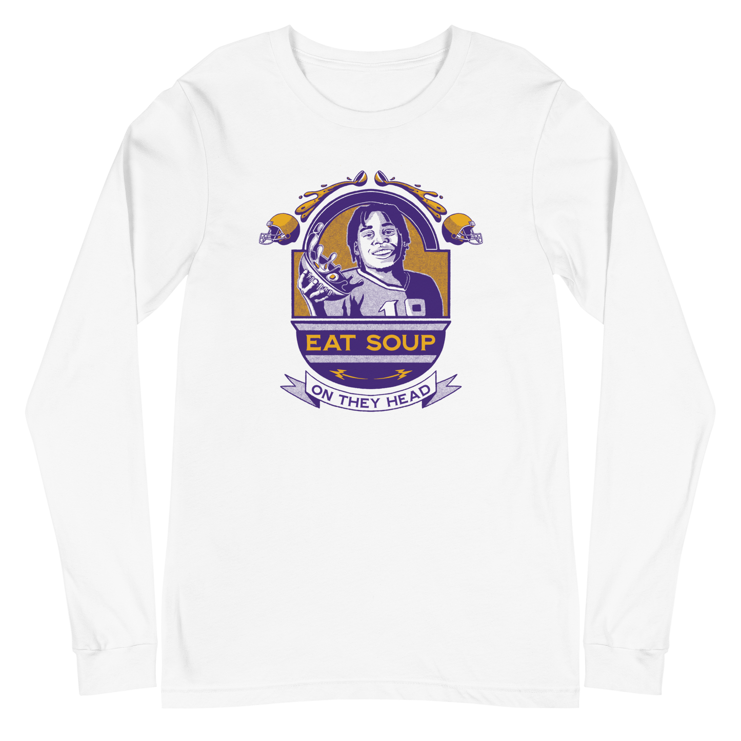 Justin Jefferson "Eat Soup" Long Sleeve Shirt