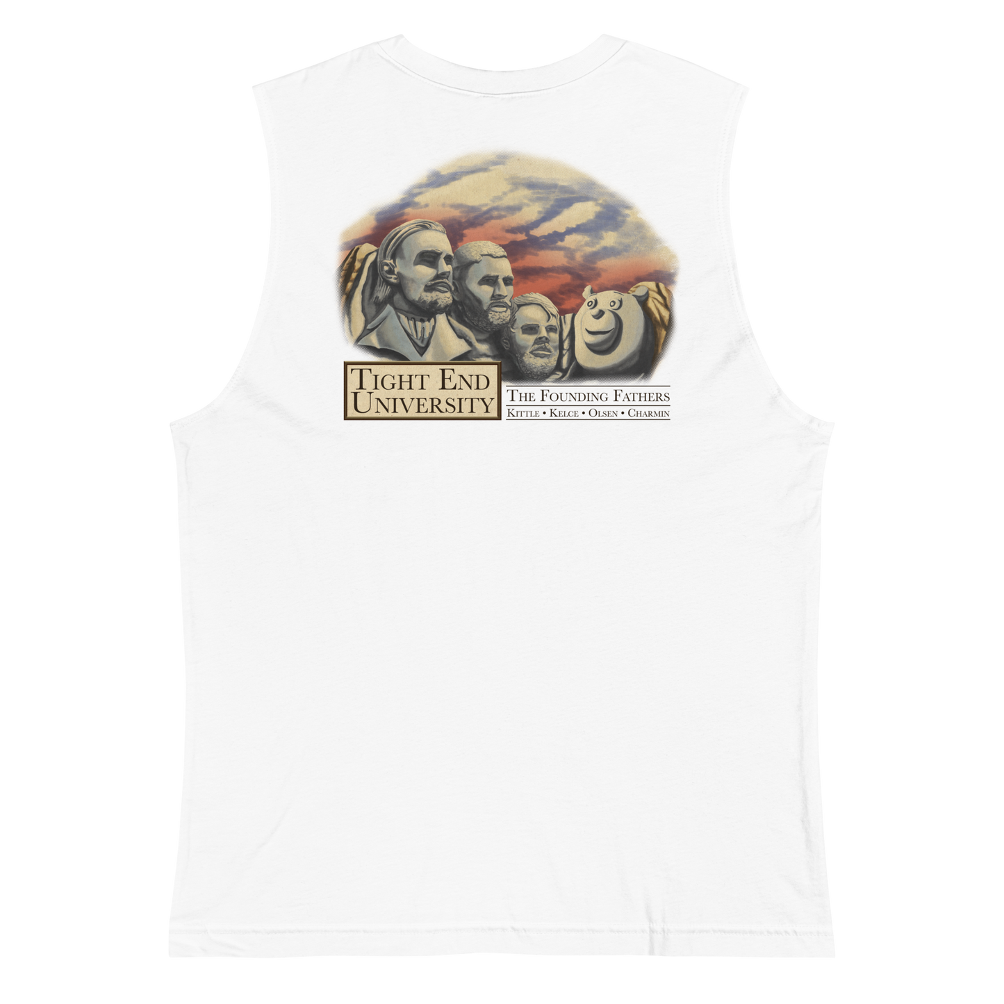 Tight End University "Mount Rushmore" Tank Top