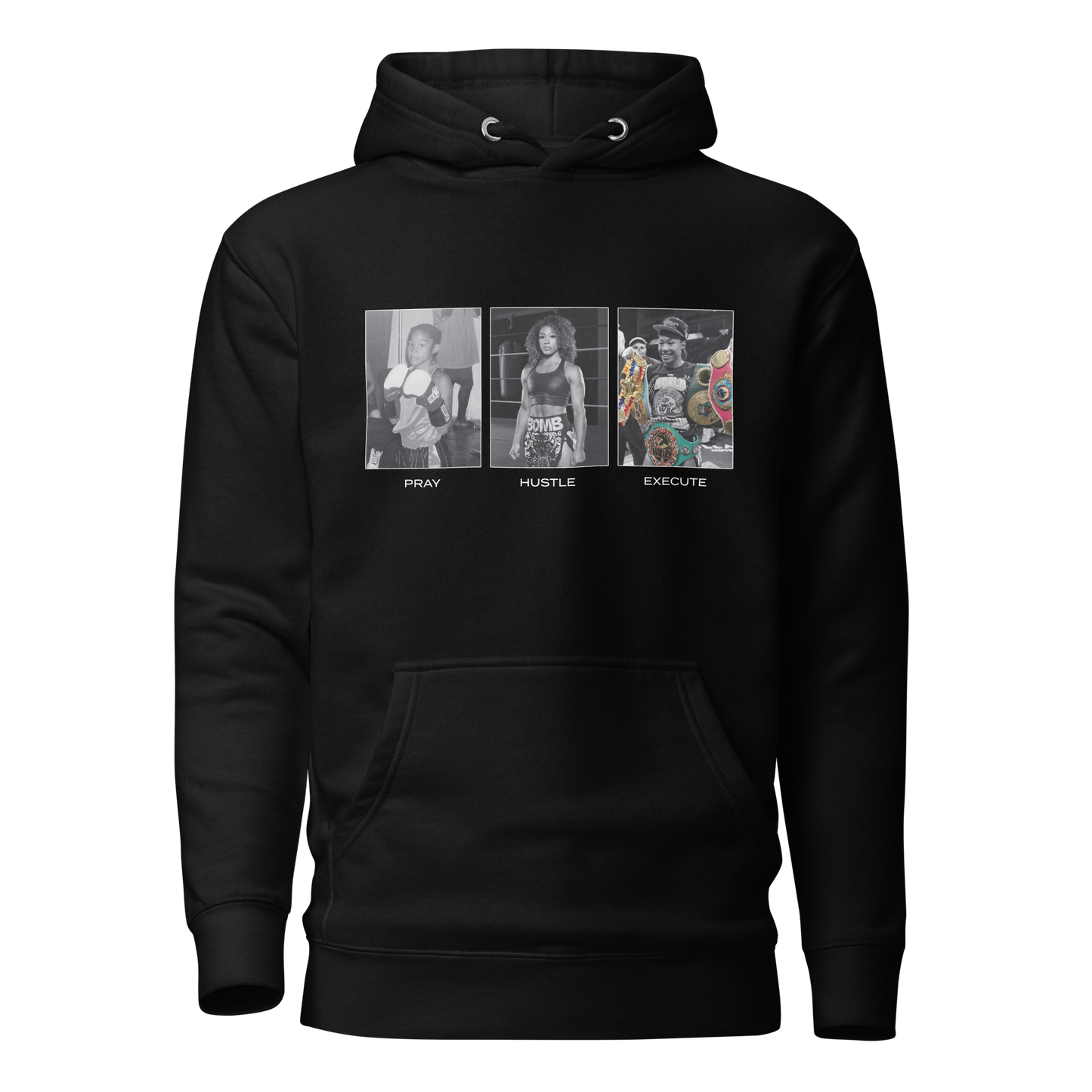 Alycia Baumgardner "Pray, Hustle, Execute" Hoodie