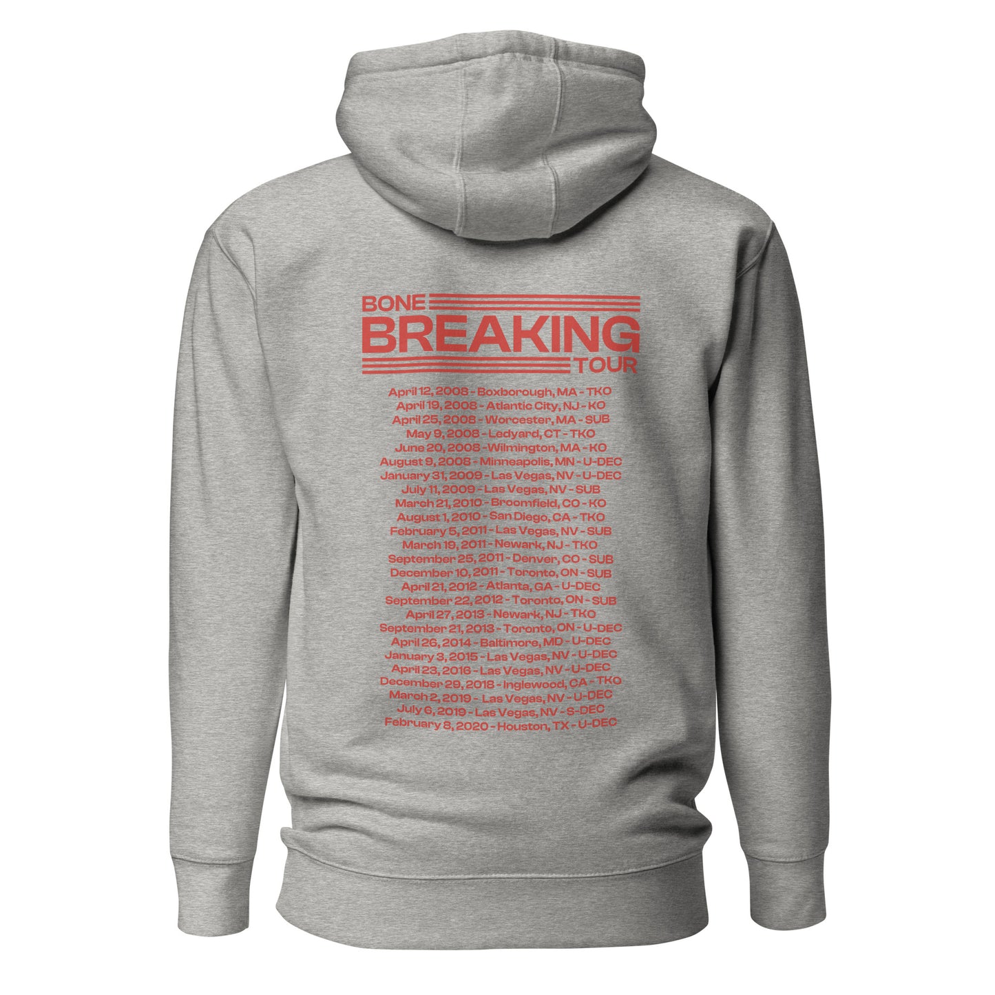 Jon Jones "Bone Breaking Tour" Hoodie