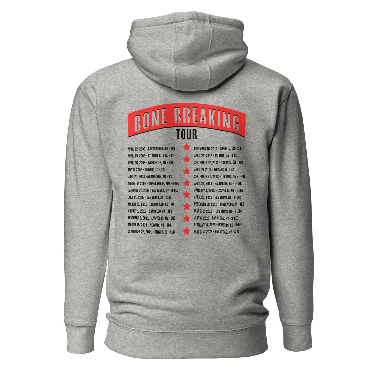 Jon Jones "Bone Breaking Tour" Hoodie