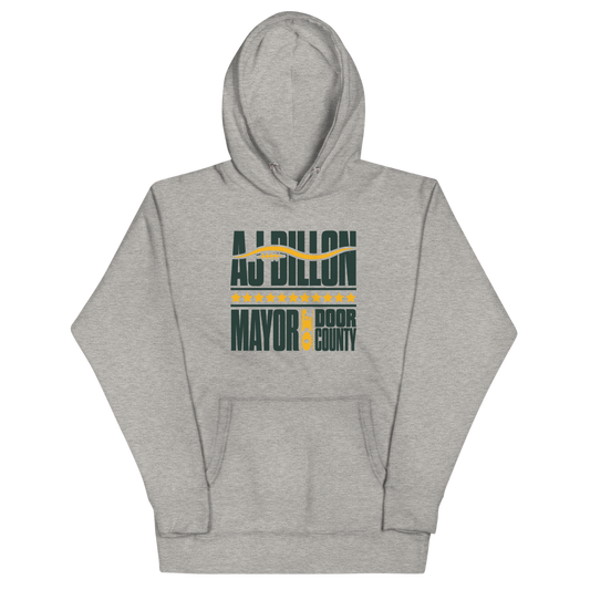 AJ Dillon "Mayor of Door County" Hoodie Grey