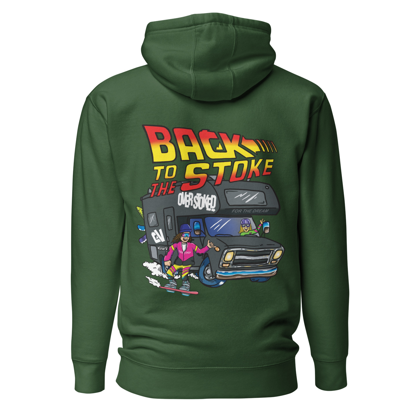 Casey Willax "Back to the Stoke" Illustration Hoodie