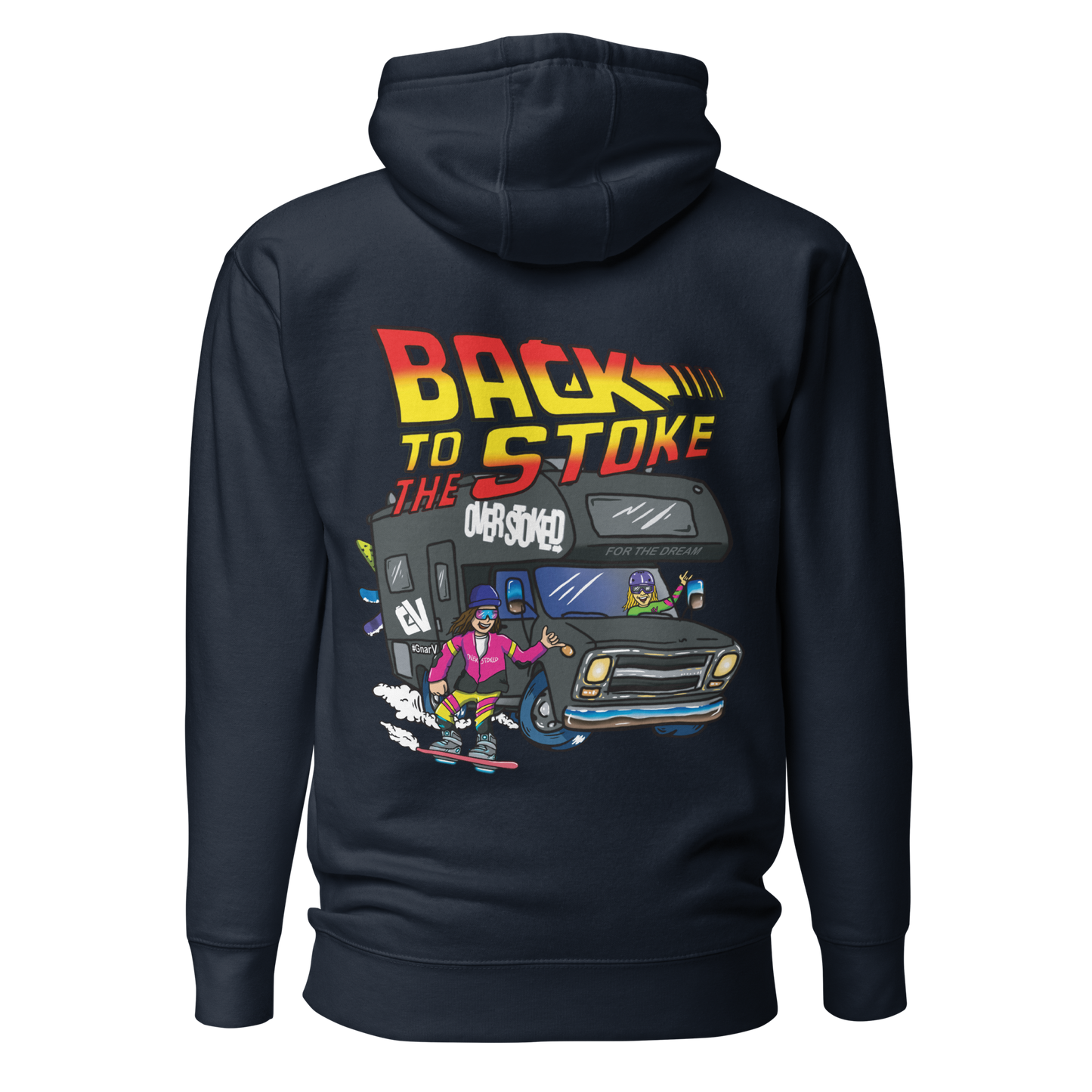 Casey Willax "Back to the Stoke" Illustration Hoodie