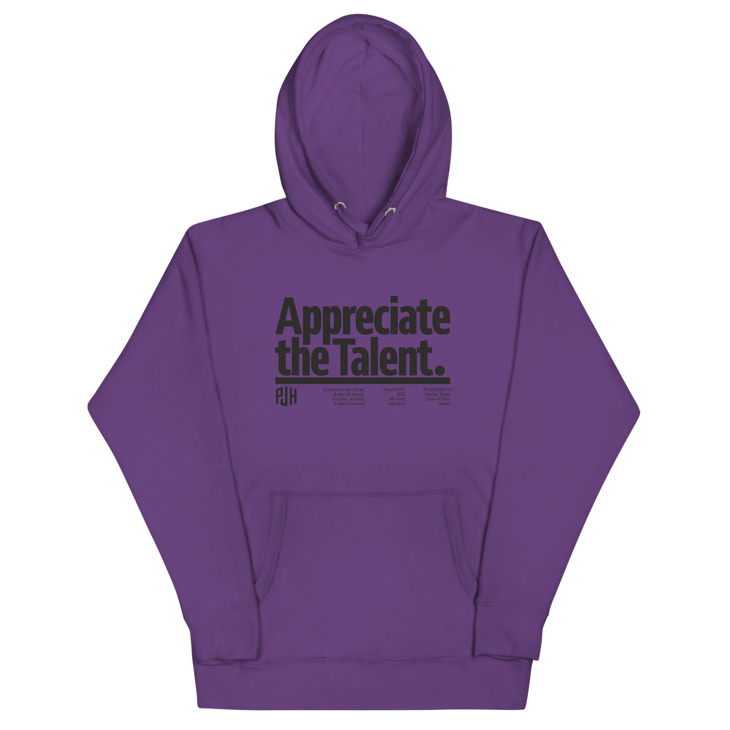 PJ Haggerty "Appreciate the Talent" Hoodie