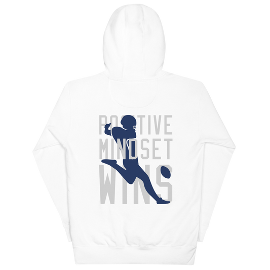 Rigo Sanchez "Positive Mindset Wins" Hoodie White