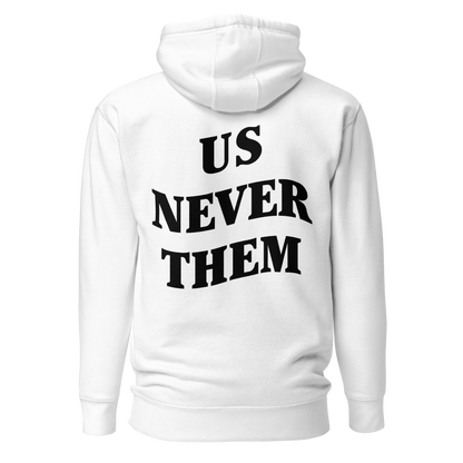 Terry McLaurin "Us Never Them - Wavy" Hoodie White