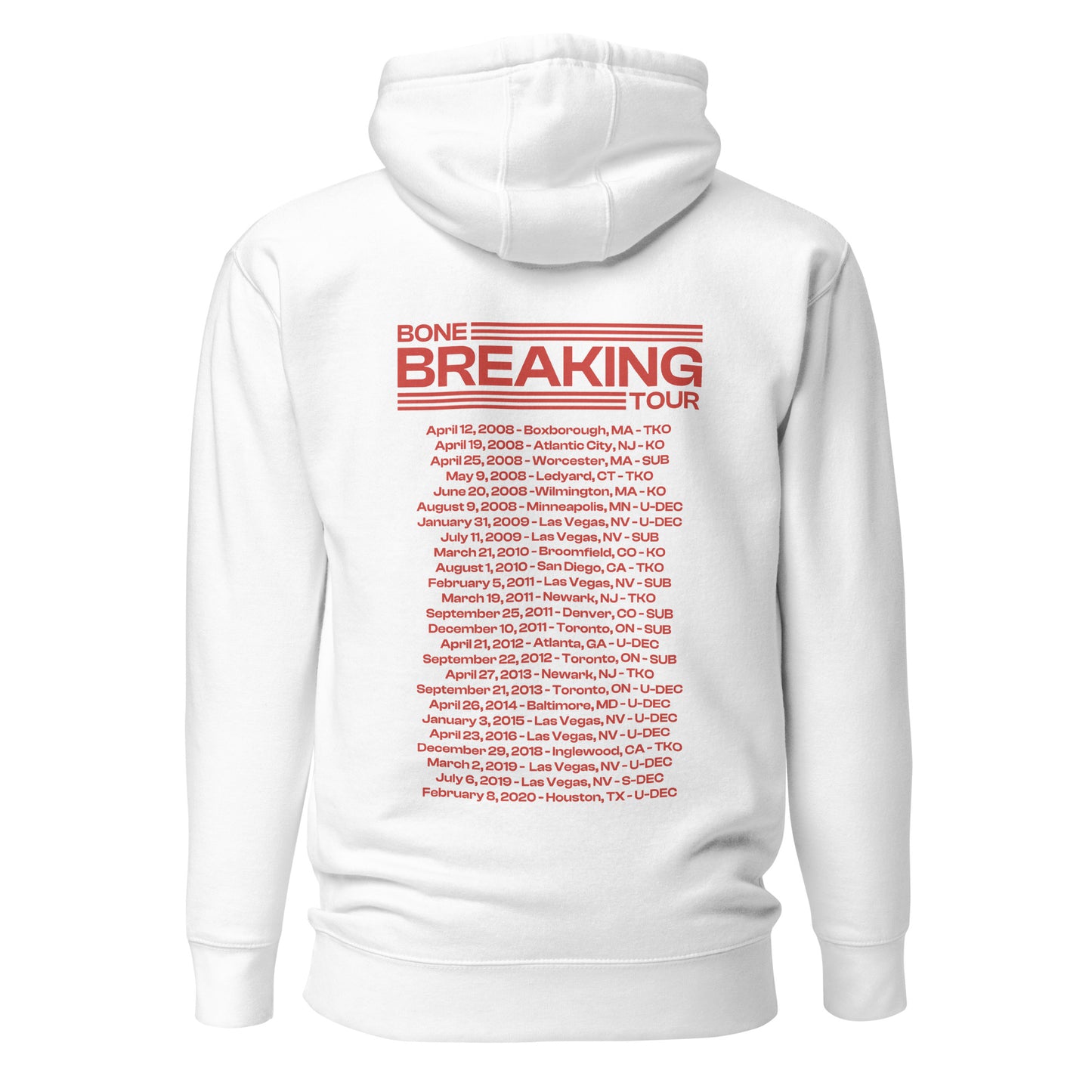 Jon Jones "Bone Breaking Tour" Hoodie