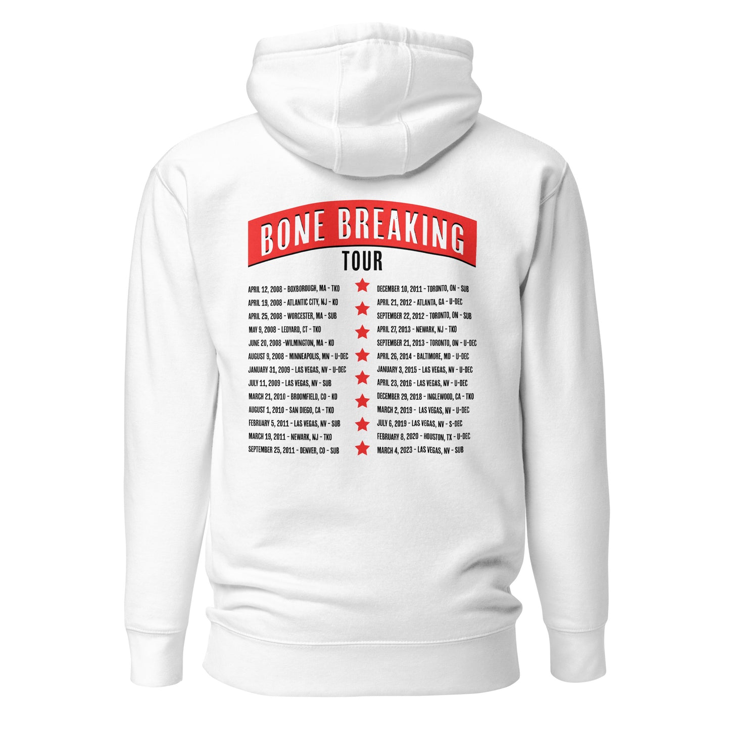 Jon Jones "Bone Breaking Tour" Hoodie