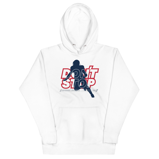 Anfernee Jennings "Don't Stop" Hoodie White