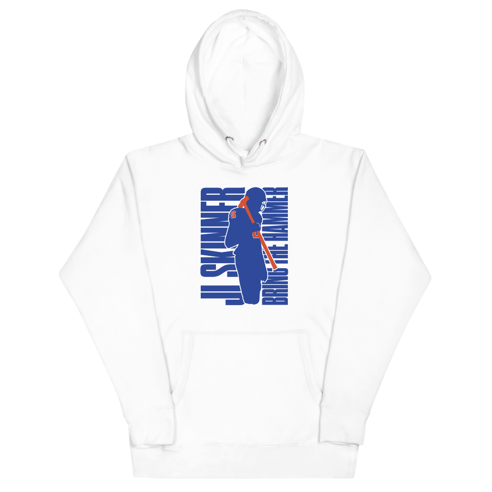 JL Skinner "Hammer" Hoodie White