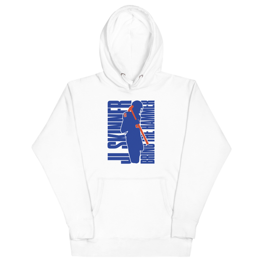 JL Skinner "Hammer" Hoodie White