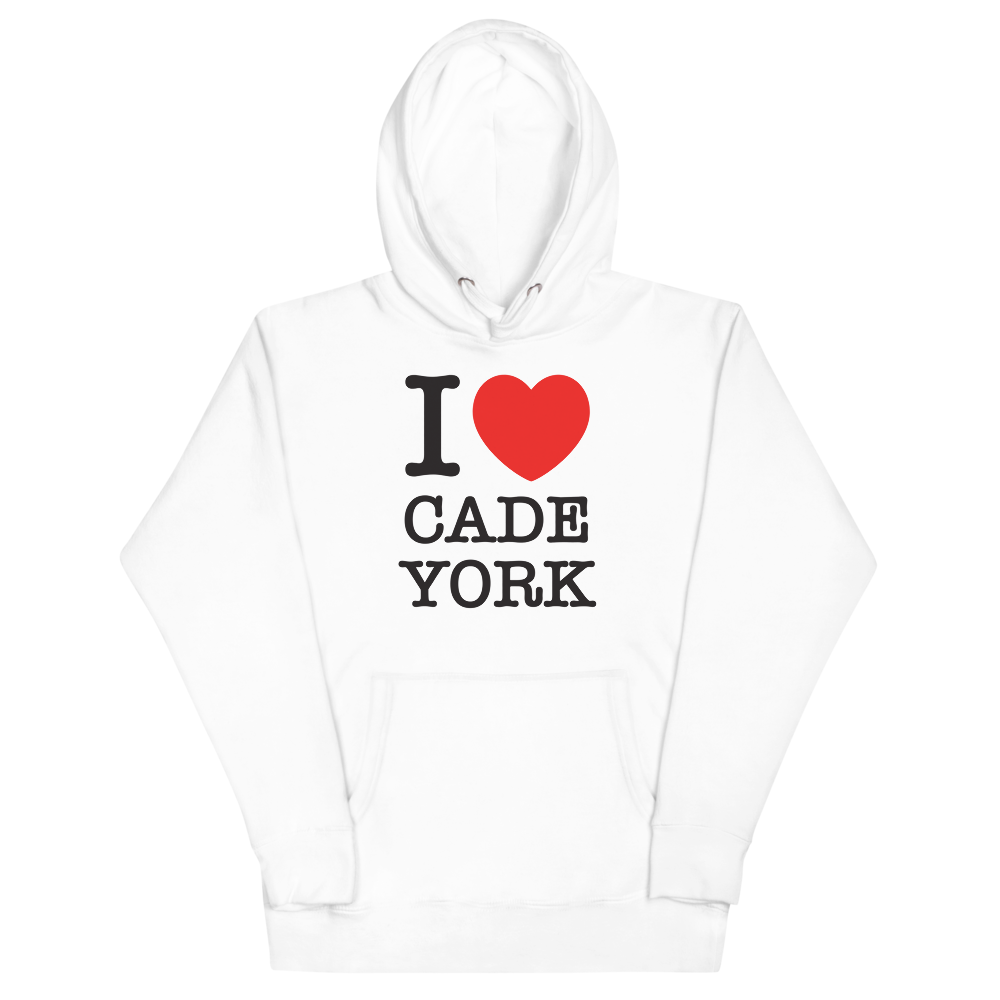 Cade York  "I Heart CY" Hoodie