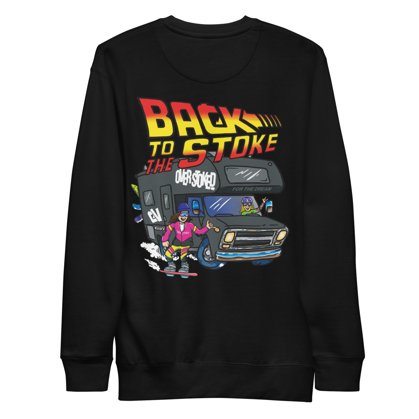 Casey Willax "Back to the Stoke" Illustration Sweatshirt