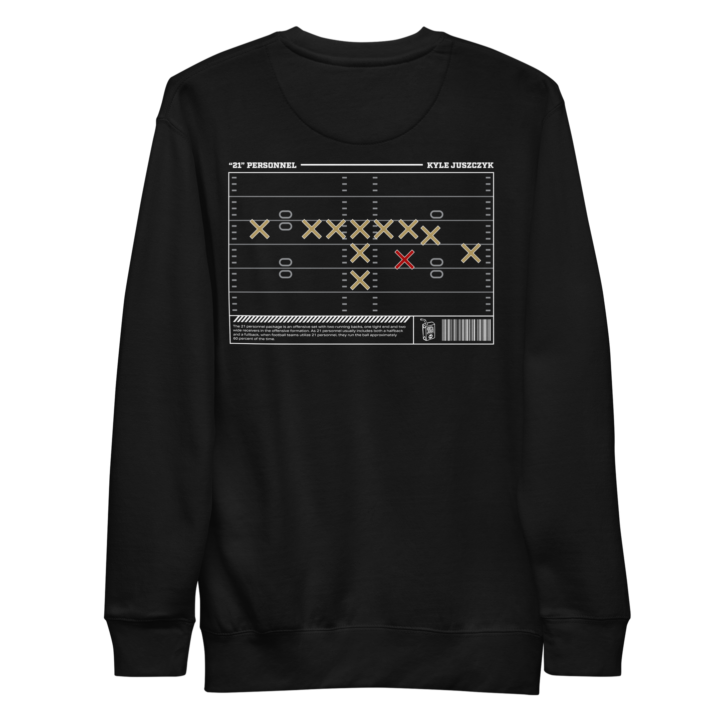 Kyle Juszczyk "21 Personnel" Sweatshirt