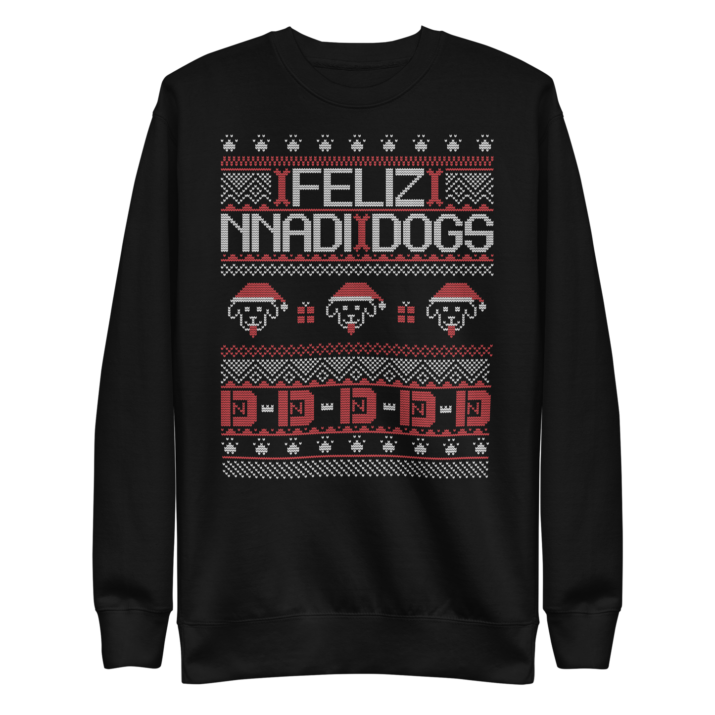 Derrick Nnadi Feliz Nnadi Dogs "Holiday" Sweater