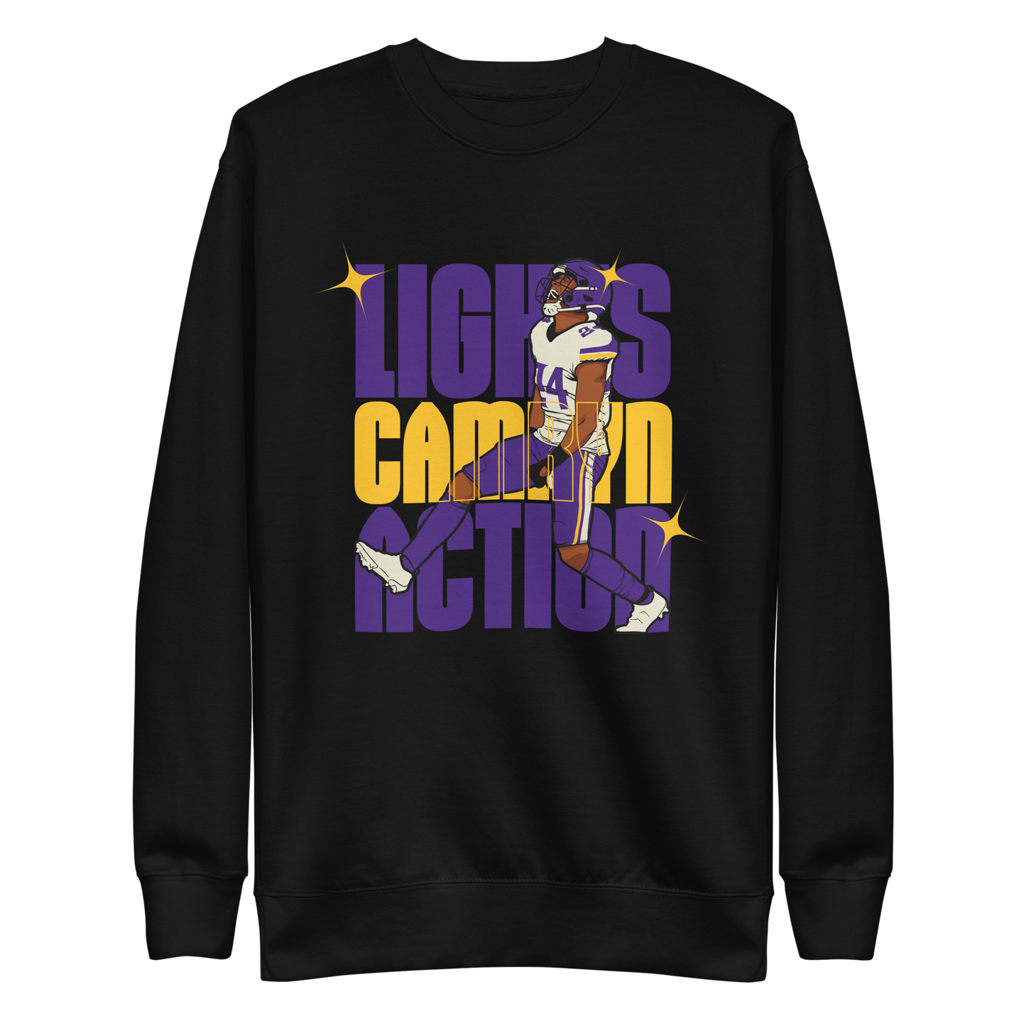 Cam Bynum "LIGHTS CAMRYN ACTION" Sweatshirt