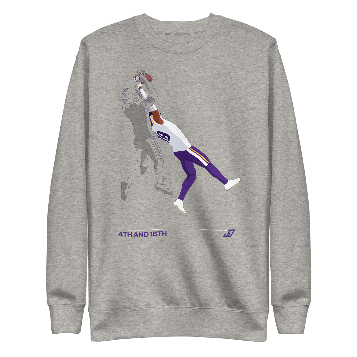 Justin Jefferson "4th & 18" Sweatshirt