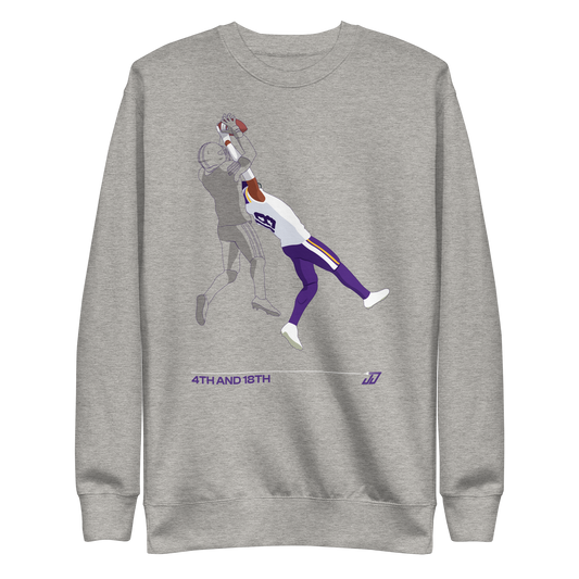 Justin Jefferson "4th & 18" Sweatshirt