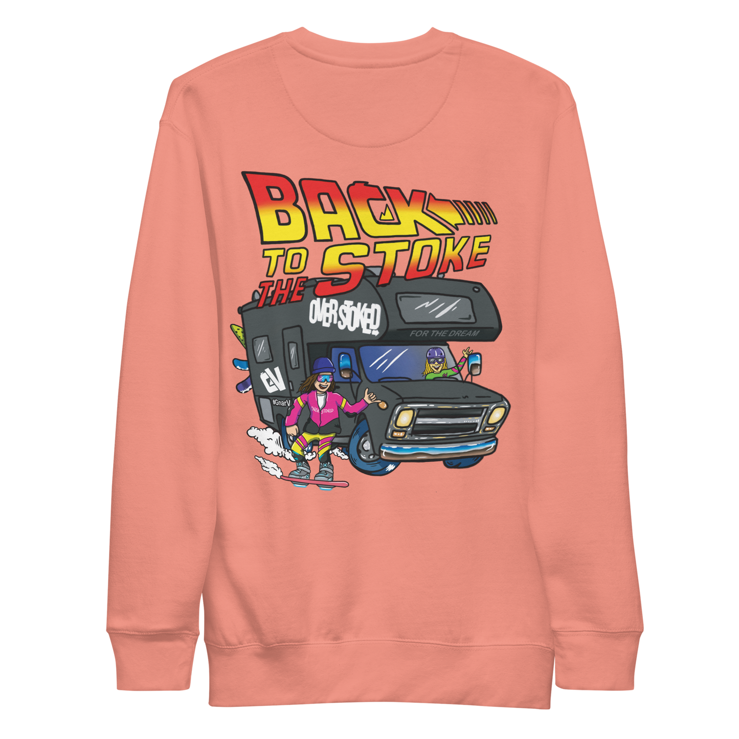 Casey Willax "Back to the Stoke" Illustration Sweatshirt