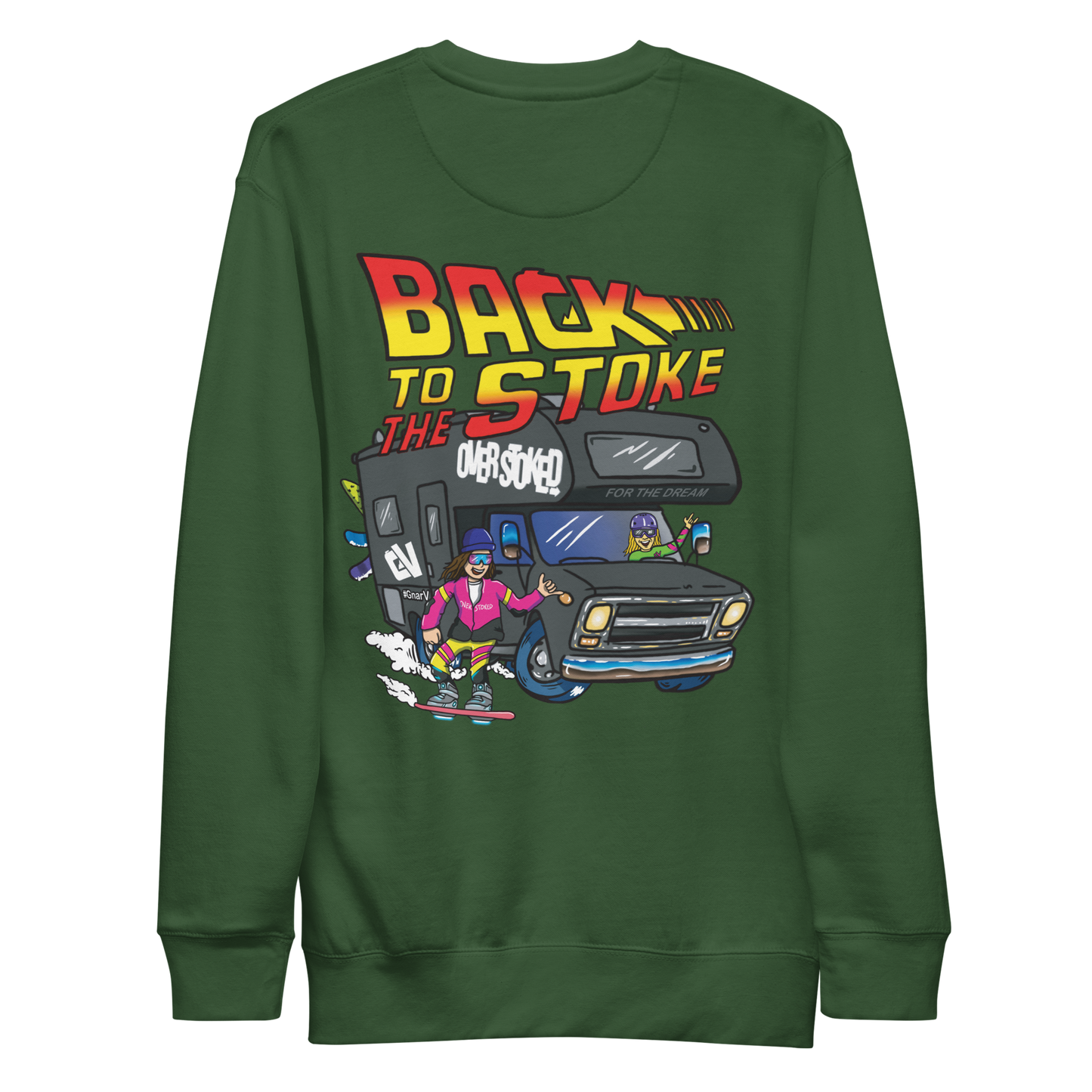 Casey Willax "Back to the Stoke" Illustration Sweatshirt