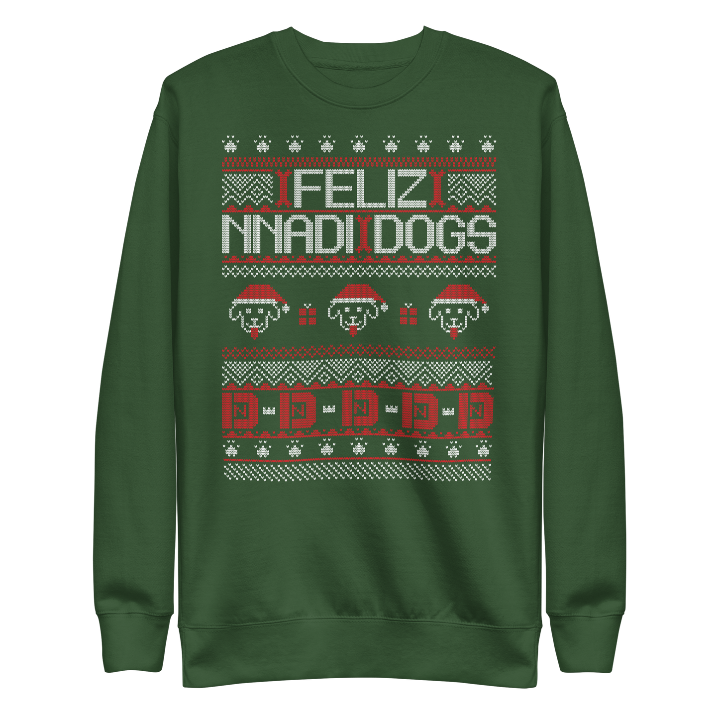 Derrick Nnadi Feliz Nnadi Dogs "Holiday" Sweater