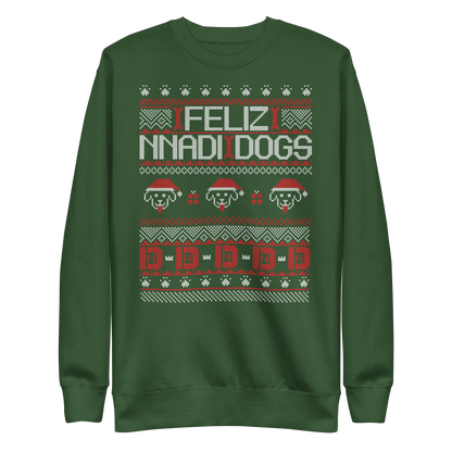 Derrick Nnadi Feliz Nnadi Dogs "Holiday" Sweater