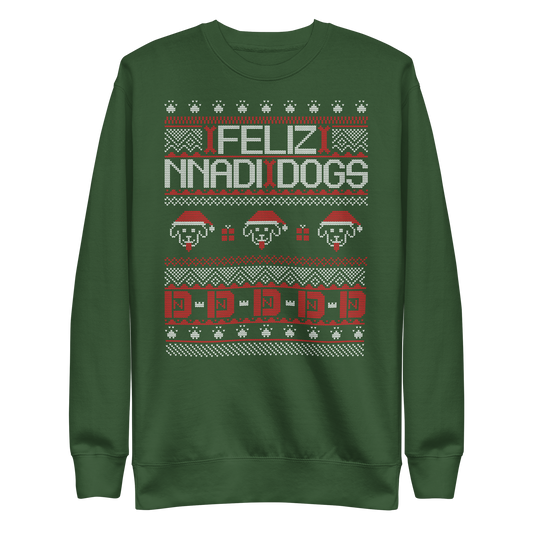 Derrick Nnadi Feliz Nnadi Dogs "Holiday" Sweater