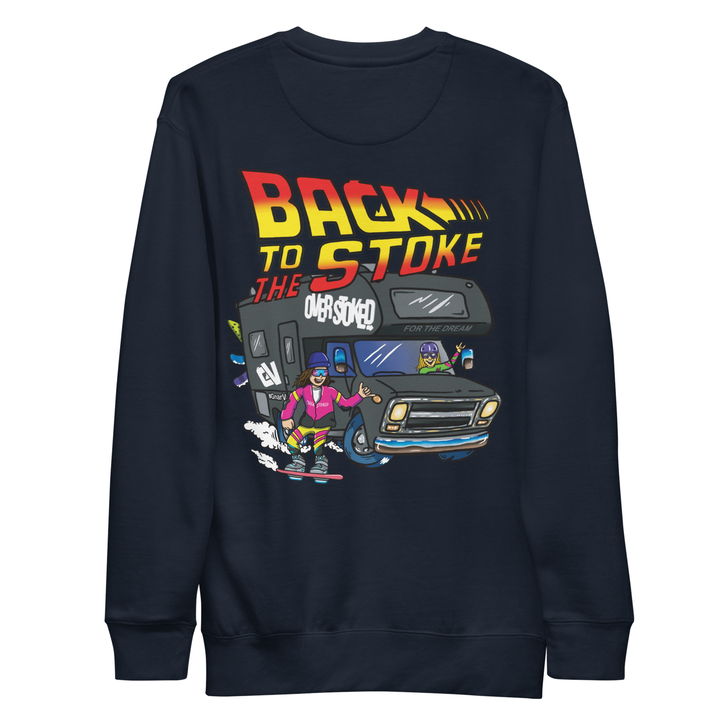 Casey Willax "Back to the Stoke" Illustration Sweatshirt