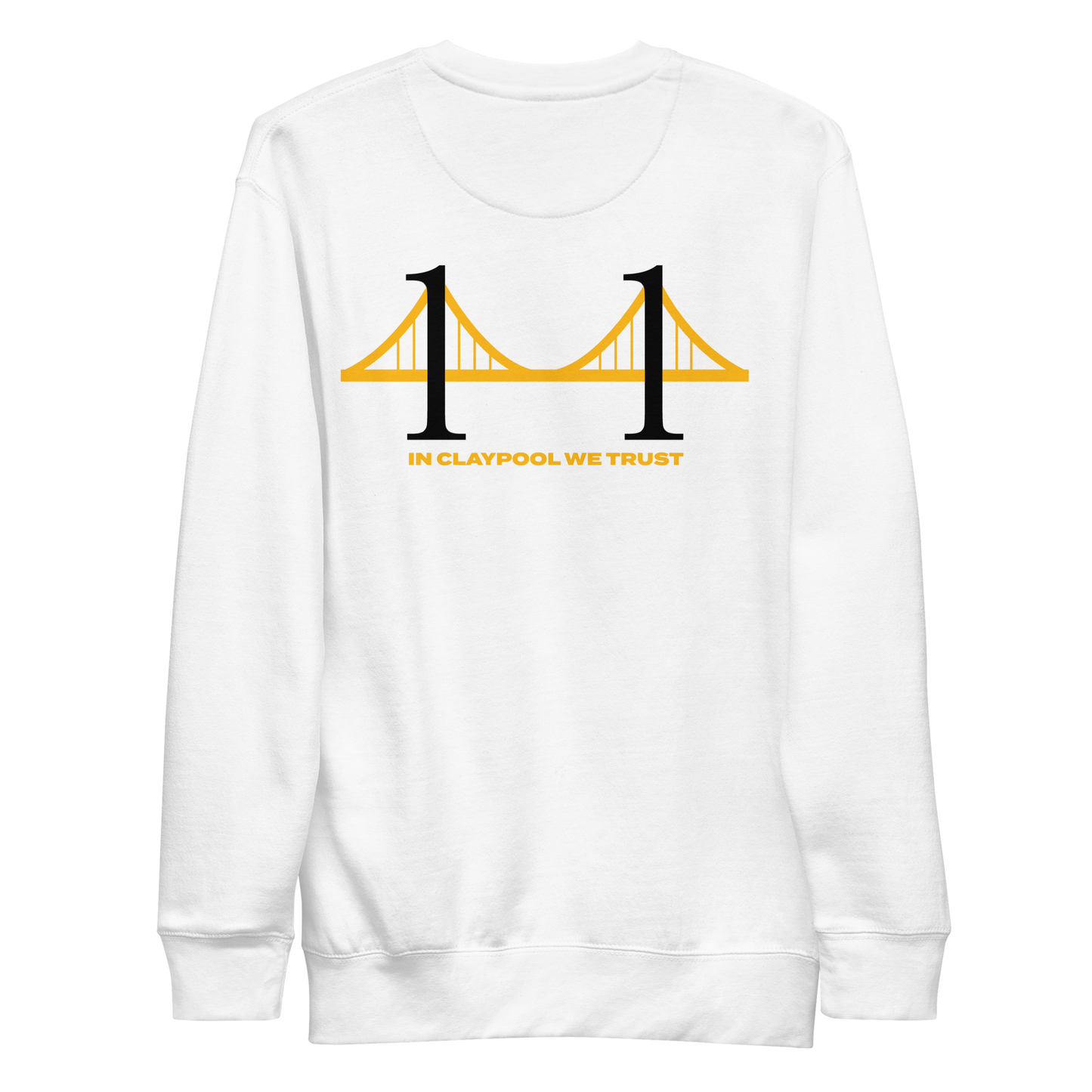 Chase Claypool "In Claypool We Trust" Sweatshirt White