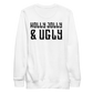 Foyesade Oluokun "Holly Jolly & Ugly" Sweatshirt White