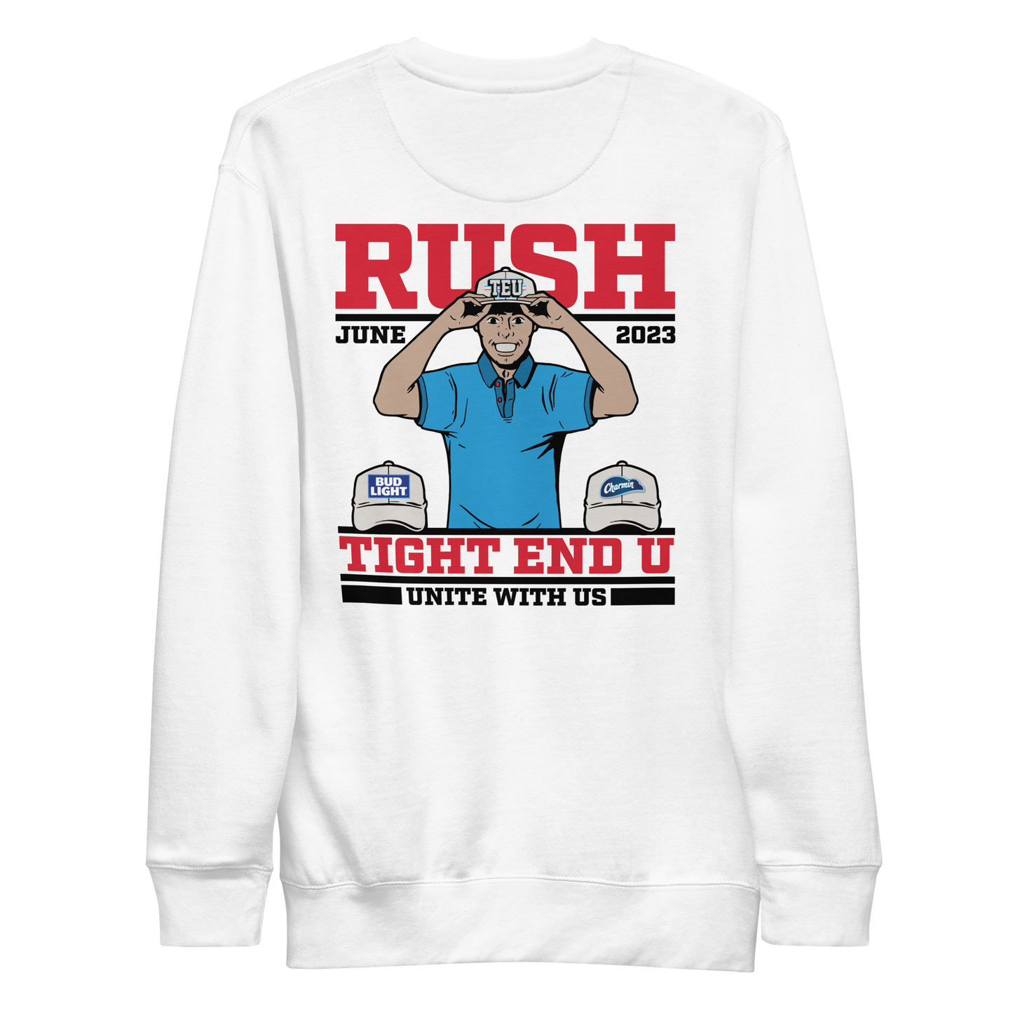 Tight End University "Rush TEU" Sweatshirt