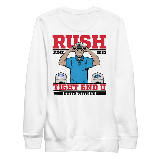 Tight End University "Rush TEU" Sweatshirt