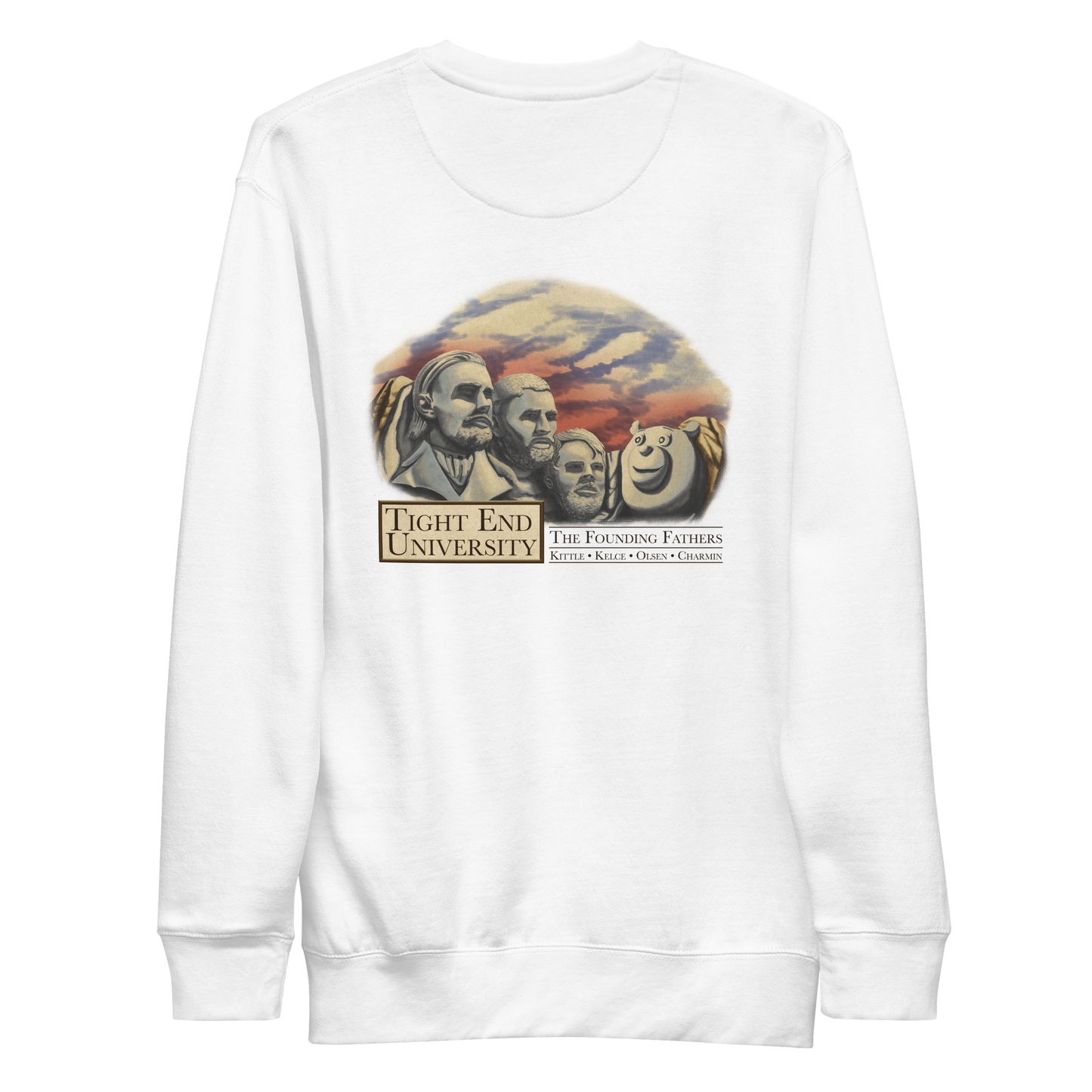 Tight End University "Mount Rushmore" Crewneck