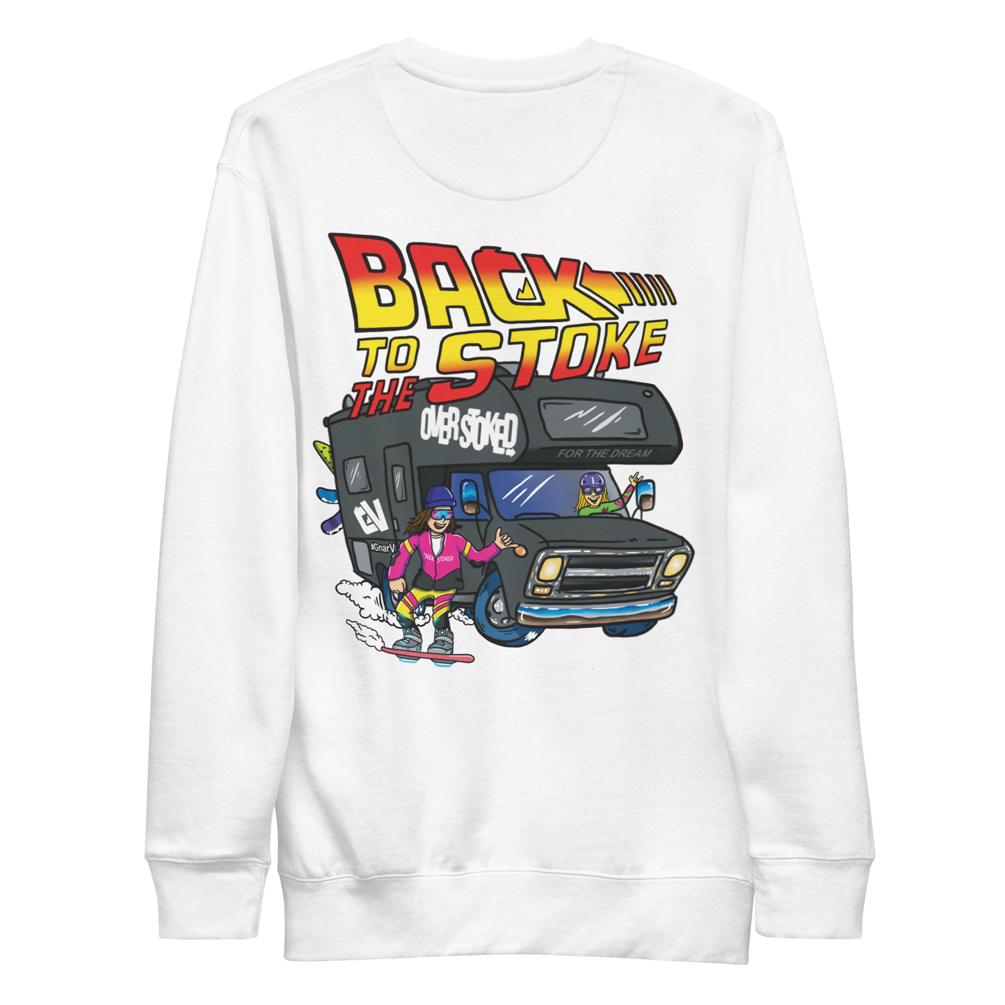Casey Willax "Back to the Stoke" Illustration Sweatshirt