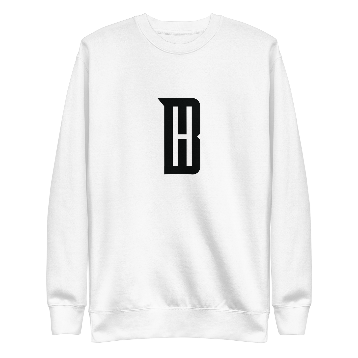 Bryce Hall "Signature" Crewneck, White