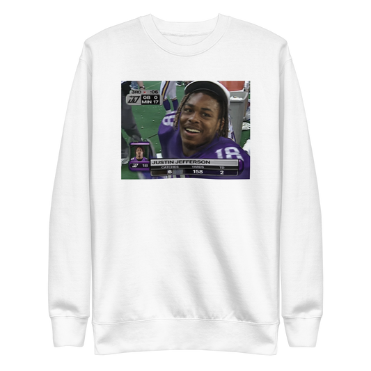 Justin Jefferson "Throwback" Sweatshirt