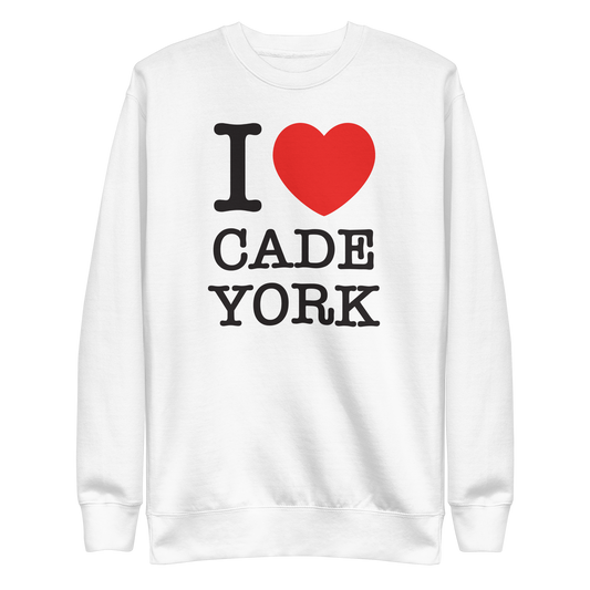 Cade York  "I Heart CY" Sweatshirt
