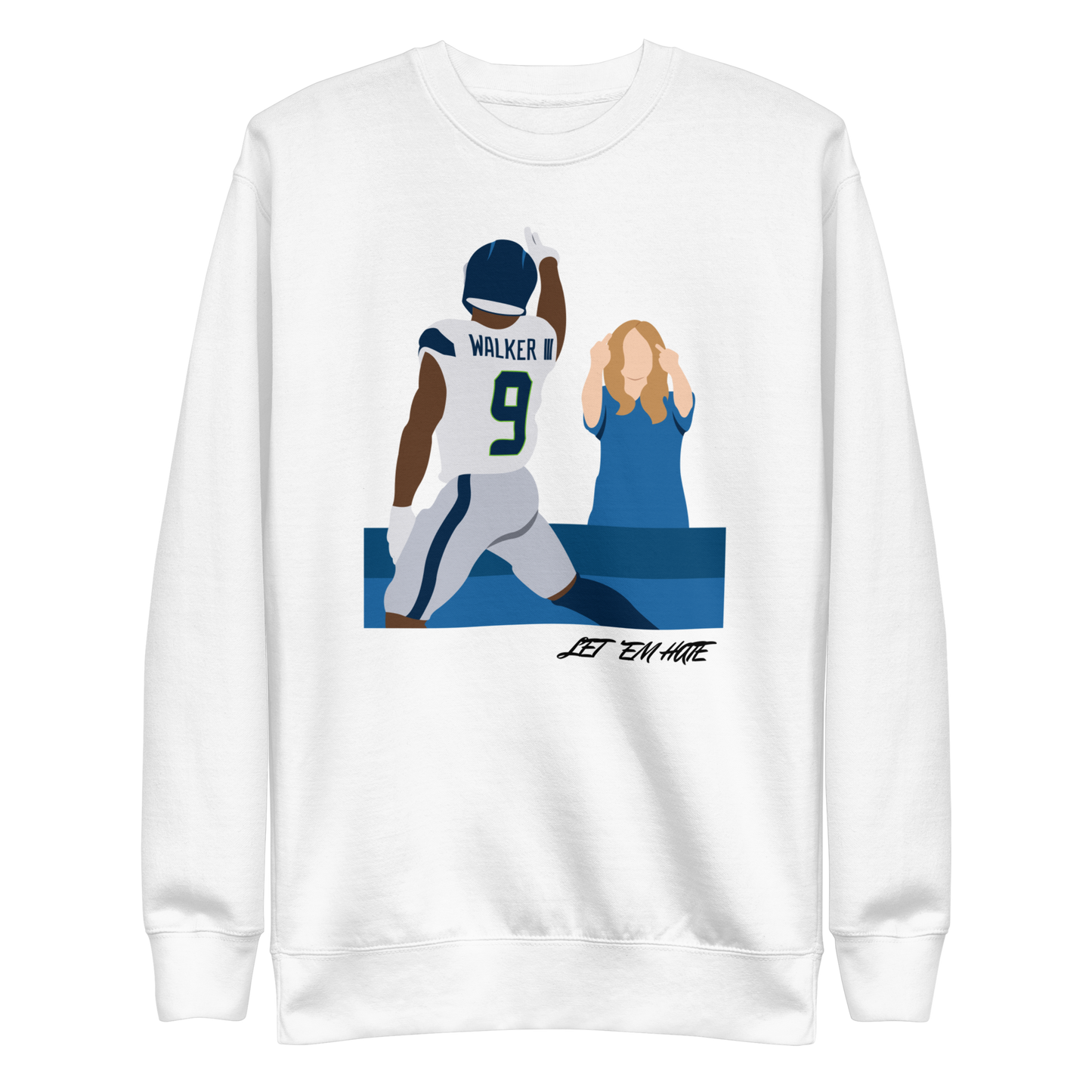 Kenneth Walker III "Let 'em Hate" Sweatshirt