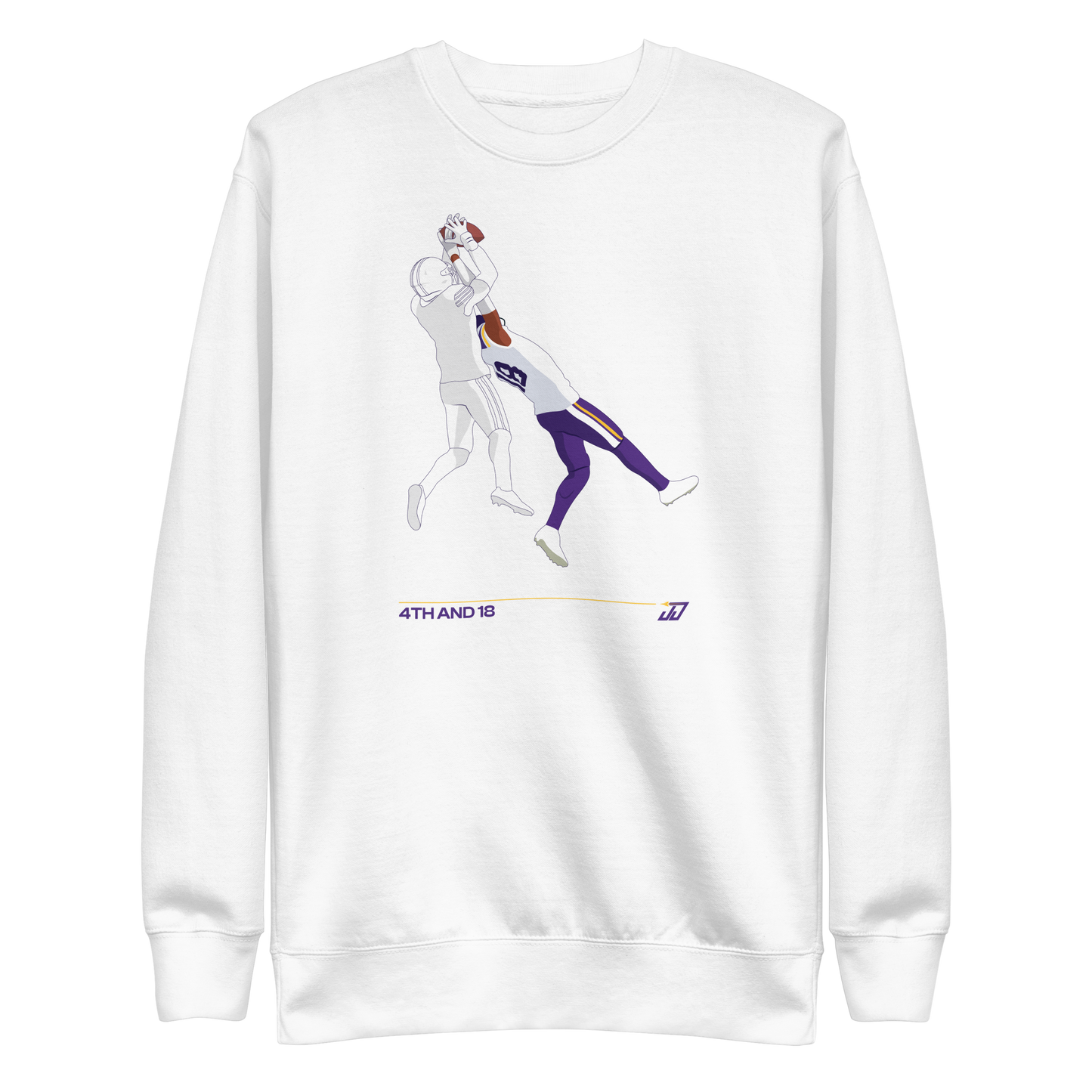 Justin Jefferson "4th & 18" Sweatshirt
