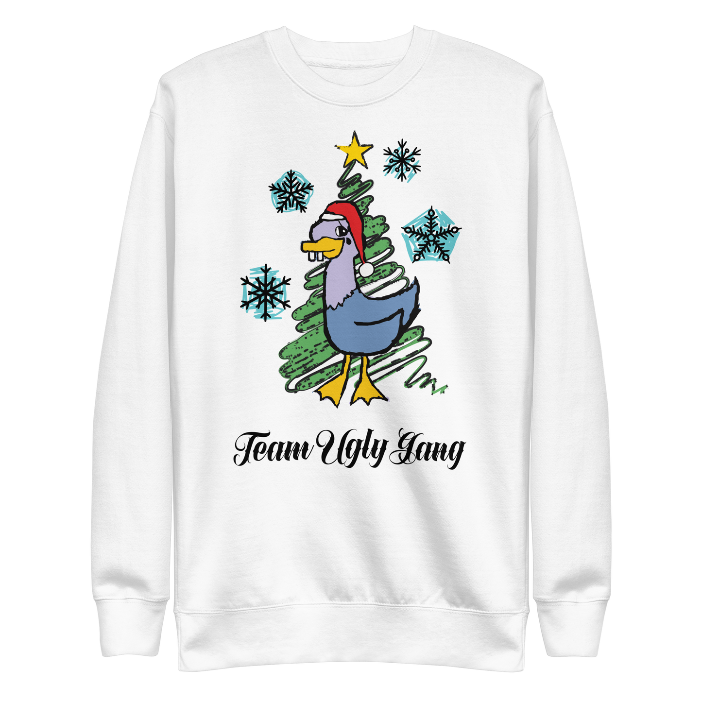 Foyesade Oluokun "Holly Jolly & Ugly" Sweatshirt White