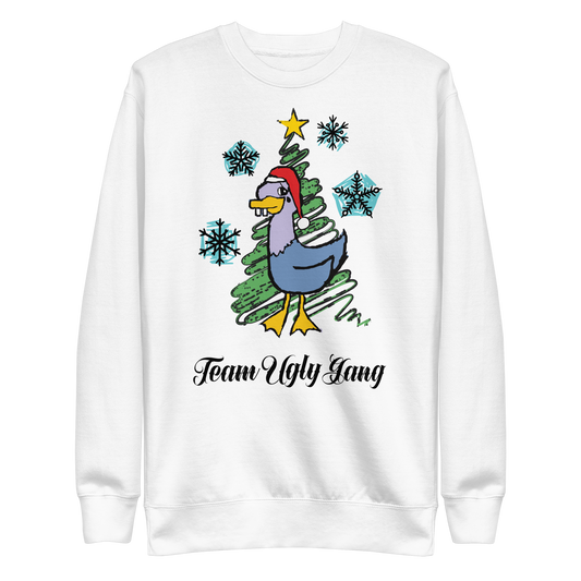 Foyesade Oluokun "Holly Jolly & Ugly" Sweatshirt White