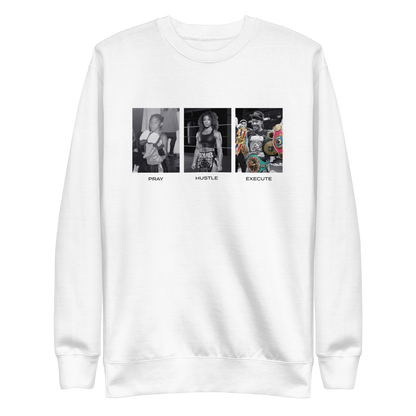 Alycia Baumgardner "Pray, Hustle, Execute" Sweatshirt