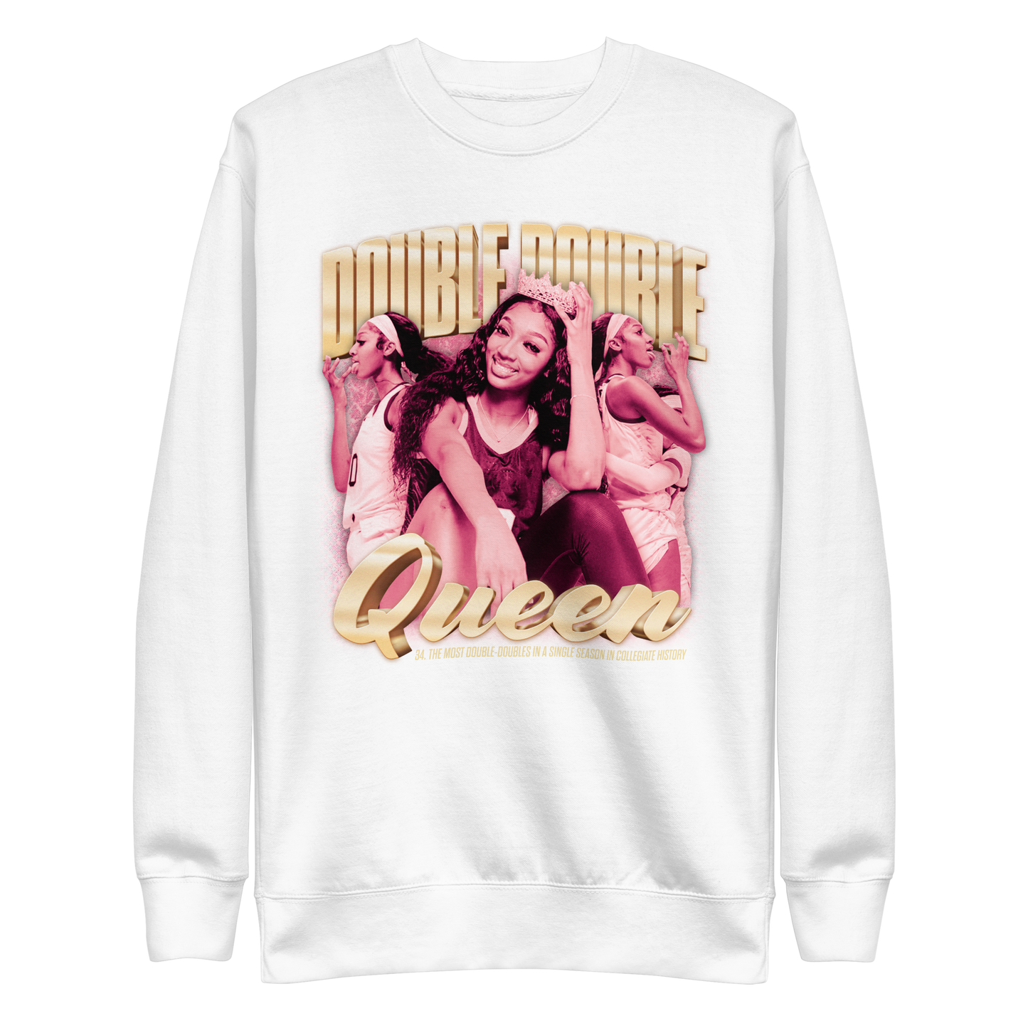 Angel Reese "Double-Double Queen" Sweatshirt