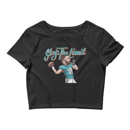 Skylar Thompson "Sky's the Limit" Crop Tee