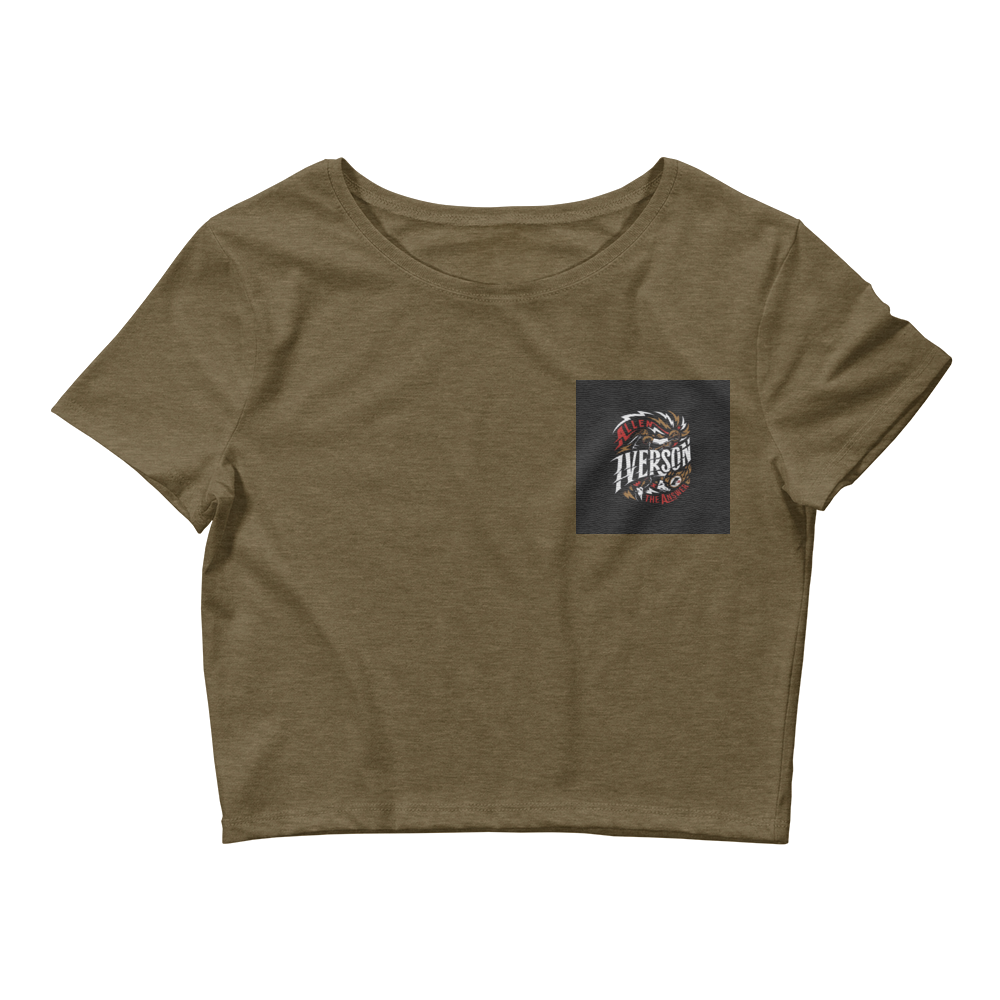 Nish Test "Nish" Women's Crop Tee | Bella + Canvas 6681