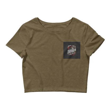 Nish Test "Nish" Women's Crop Tee | Bella + Canvas 6681