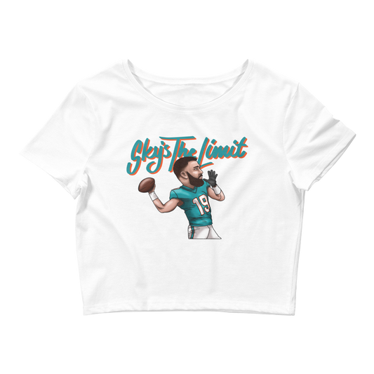 Skylar Thompson "Sky's the Limit" Crop Tee
