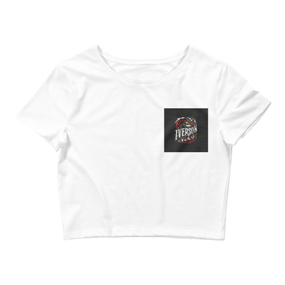 Nish Test "Nish" Women's Crop Tee | Bella + Canvas 6681